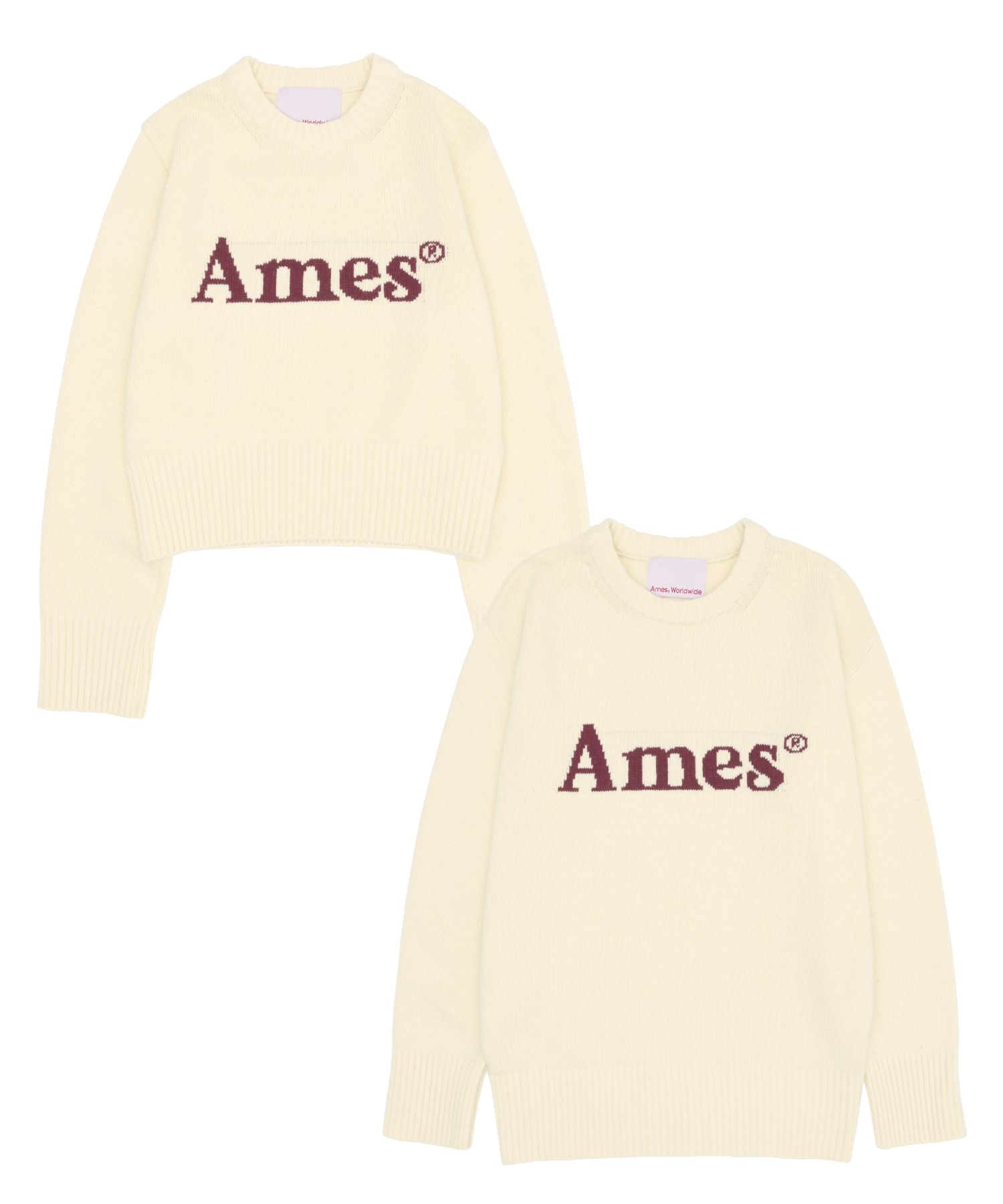 ★AMES-WORLDWIDE★BASIC PULLOVER KNIT IVORY★正規品/直送料込 MUSINSA公式 | AMES-WORLDWIDE BASIC PULLOVER KNIT IVORY