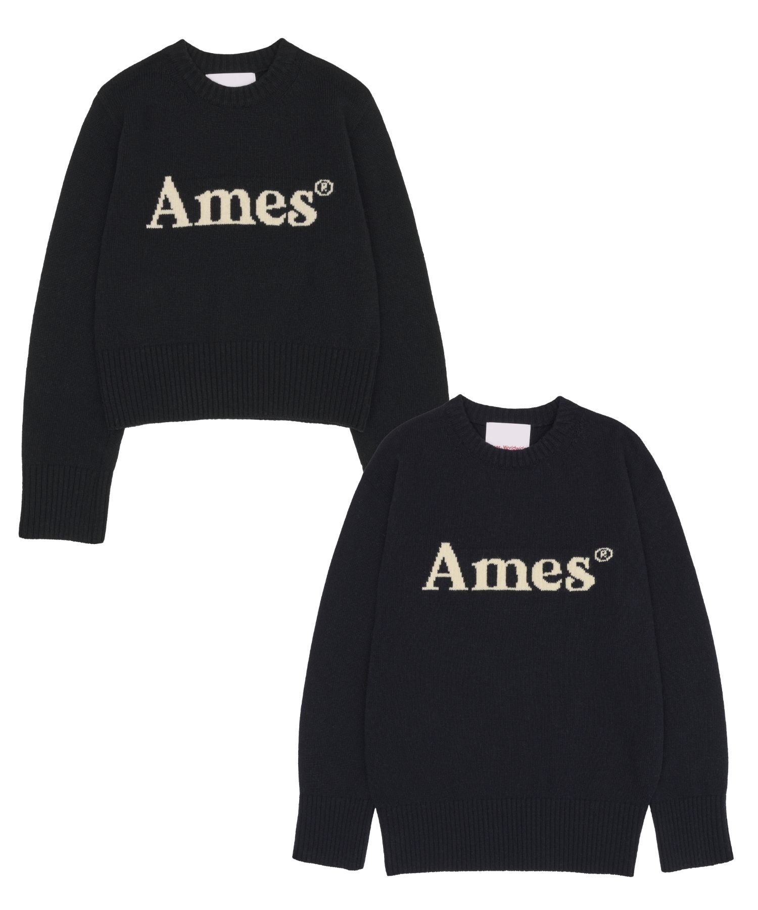 ★AMES-WORLDWIDE★BASIC PULLOVER KNIT NAVY★正規品/直送料込 MUSINSA公式 | AMES-WORLDWIDE BASIC PULLOVER KNIT NAVY