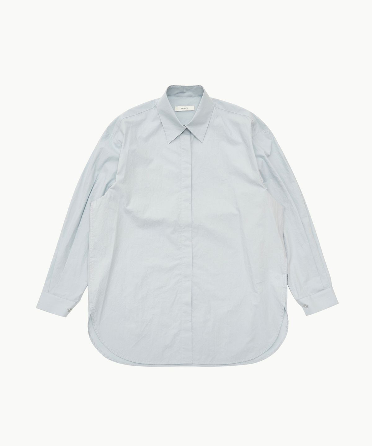 아모멘토(AMOMENTO) OVERSIZED SHIRT_LIGHT BLUE