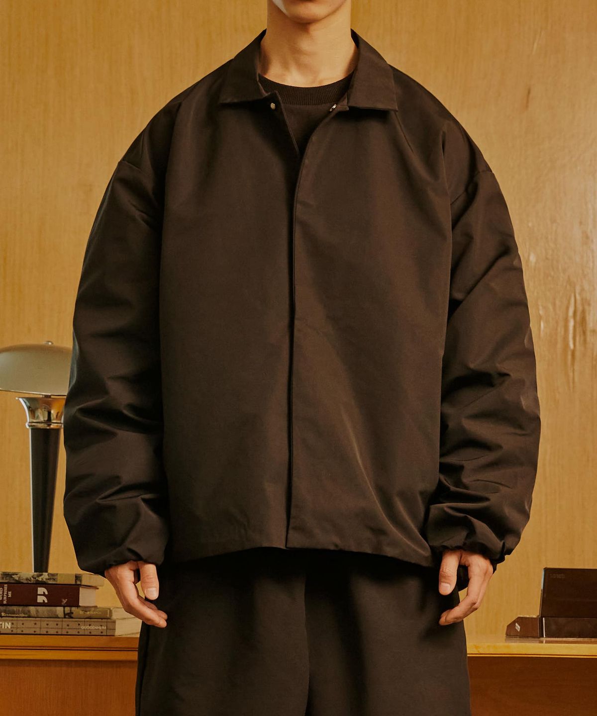 더트(DURT) URBAN COACH JACKET (BLACK)