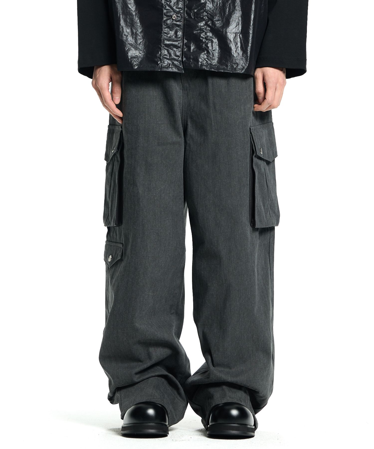 MUSINSA | VONVAT Herringbone Cargo pants