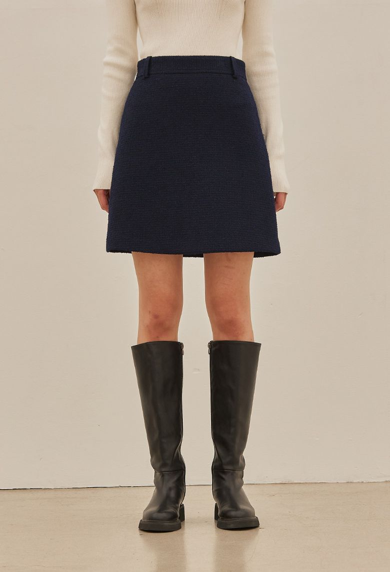 BURD TWEED MINI SKIRT (3colors)