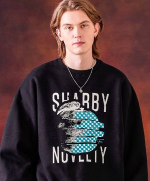 샤비애플 맨투맨 블랙 HSMT3544