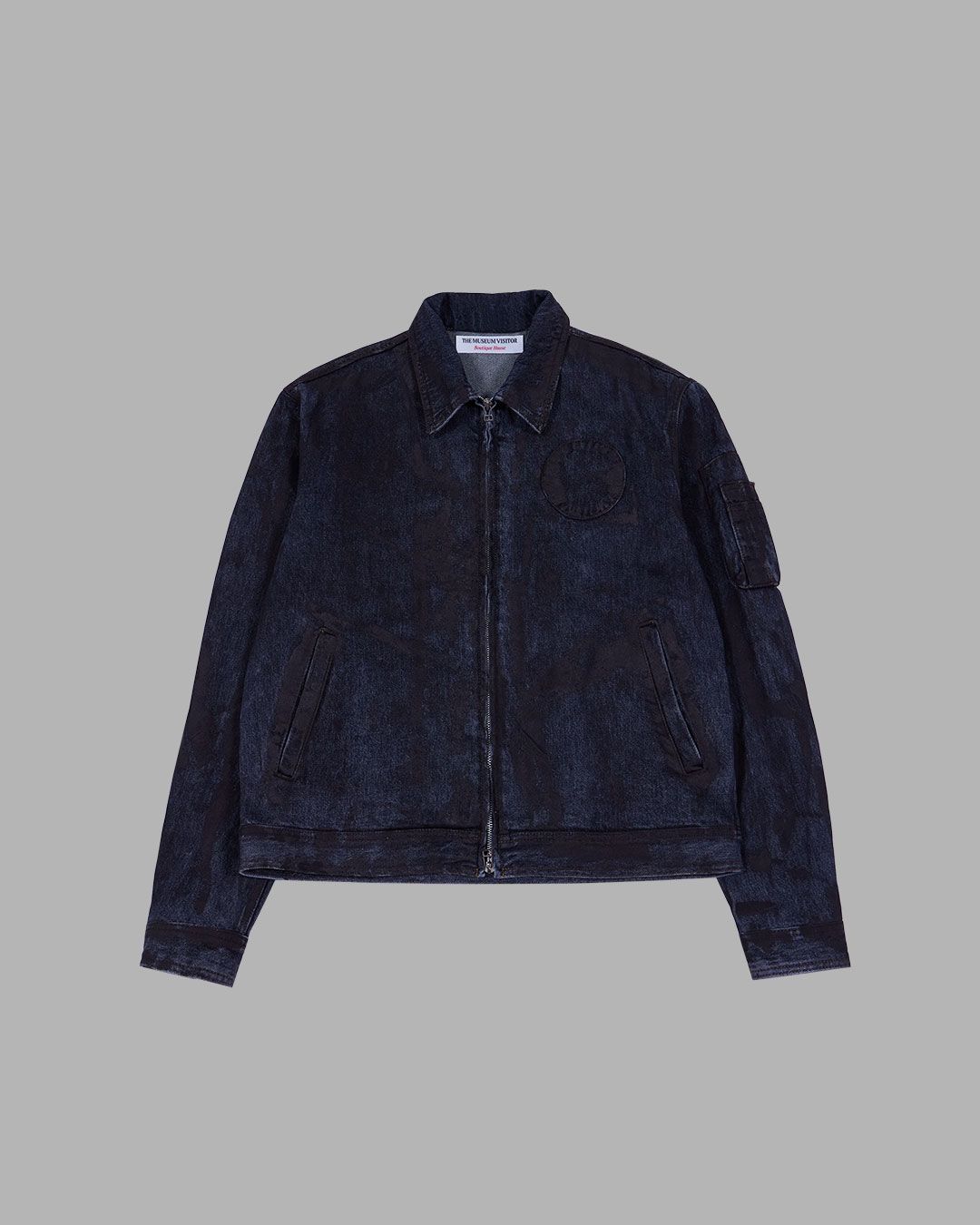 ★THE MUSEUM VISITOR★ HAND PAINTED DENIM JACKET BROWN 10117 MUSINSA | THE MUSEUM VISITOR HAND PAINTED DENIM JACKET - BROWN
