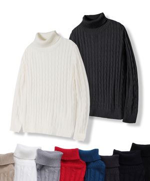 스탠다드 케이블 폴라 니트 8color