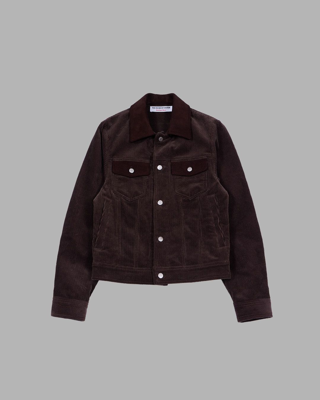 MUSINSA | THE MUSEUM VISITOR CORDUROY SUEDE TRUCKER JACKET