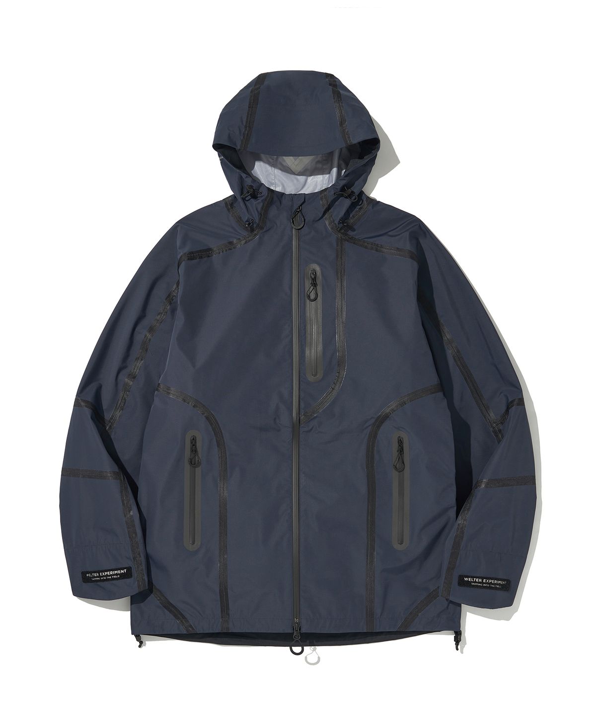 웰터 익스페리먼트(WELTER EXPERIMENT) WOL024_3LAYER SEAMSEALING HOOD SHELL JACKET_Navy