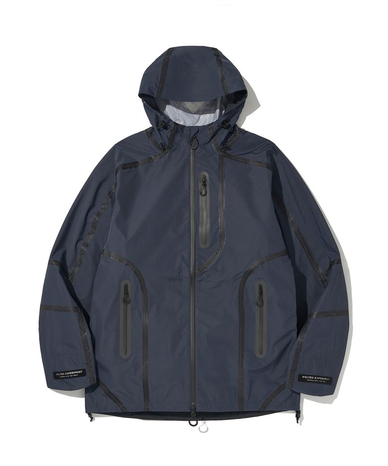 WOL024_3LAYER SEAMSEALING HOOD SHELL JACKET_Navy