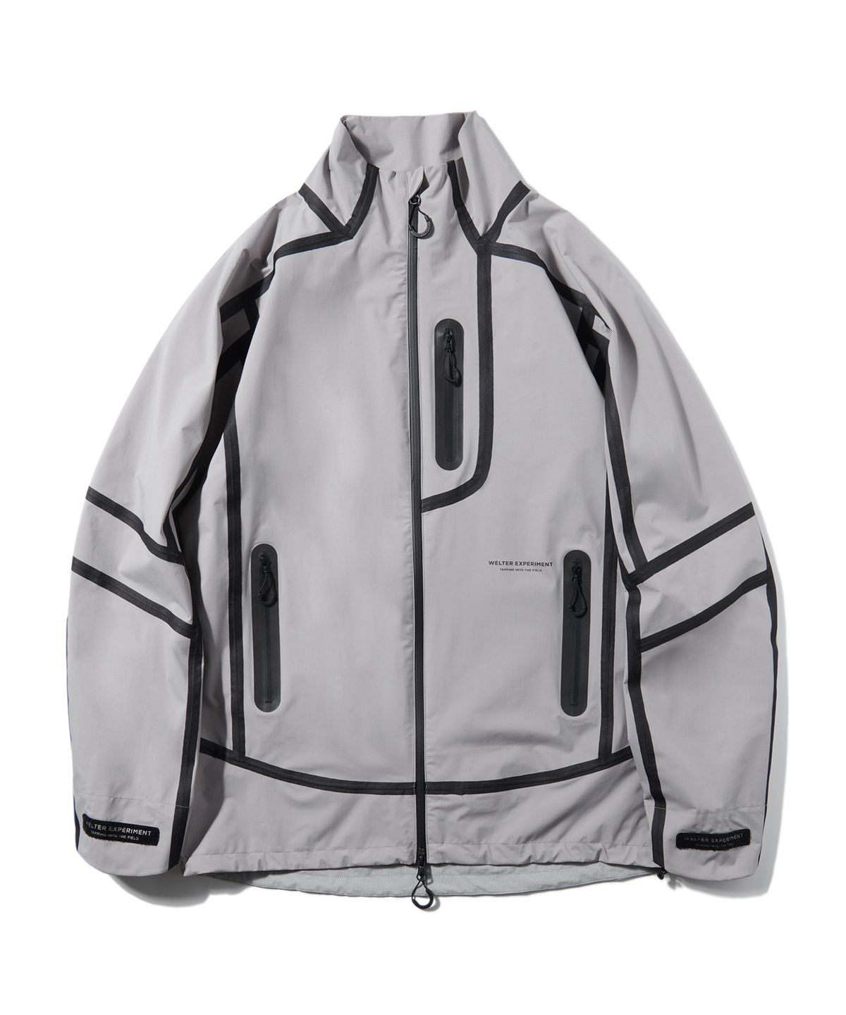 웰터 익스페리먼트(WELTER EXPERIMENT) WOL025_3LAYER SEAMSEALING STAND SHELL JACKET_Gray White