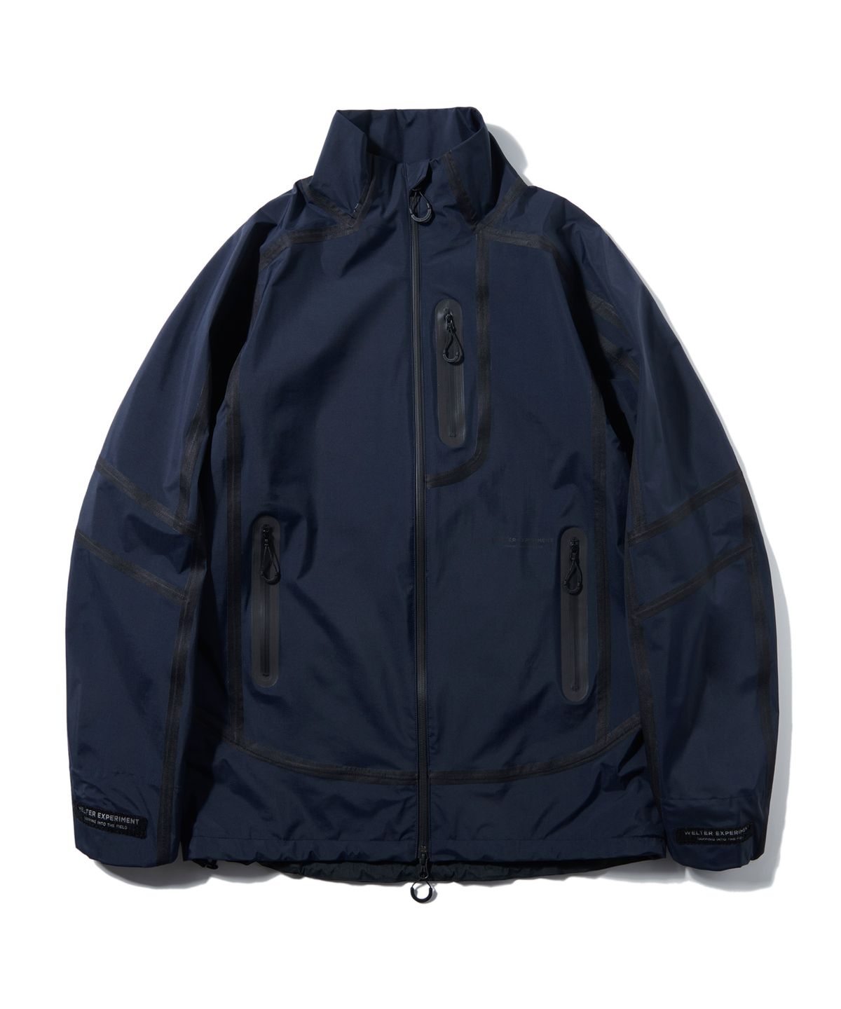 웰터 익스페리먼트(WELTER EXPERIMENT) WOL027_3LAYER SEAMSEALING STAND SHELL JACKET_Navy