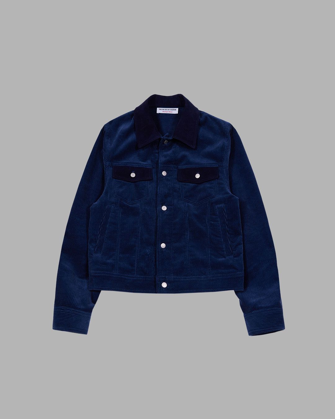 ◆THE MUSEUM VISITOR◆ CORDUROY SUEDE TRUCKER JACKET BROWN 1 THE MUSEUM VISITOR]☆CORDUROY SUEDE TRUCKER JACKET アウター