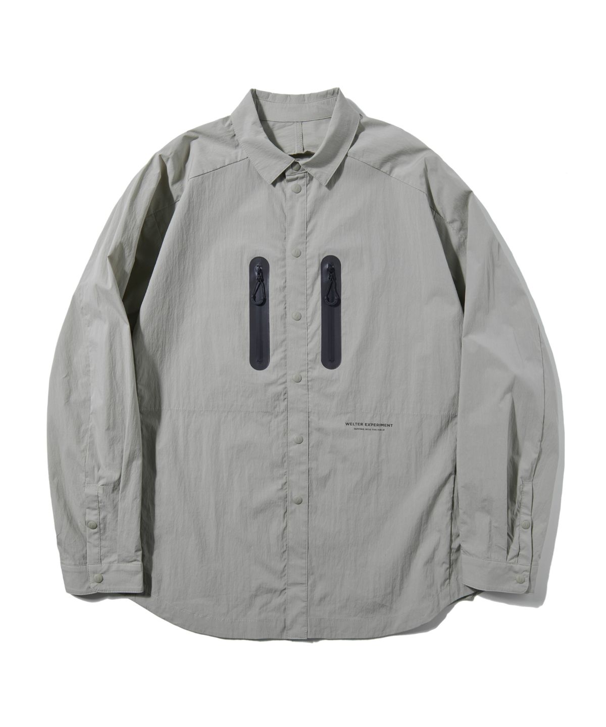 웰터 익스페리먼트(WELTER EXPERIMENT) WCL007_LIGHT REFLECTION POCKET SHIRTS_Warm Gray