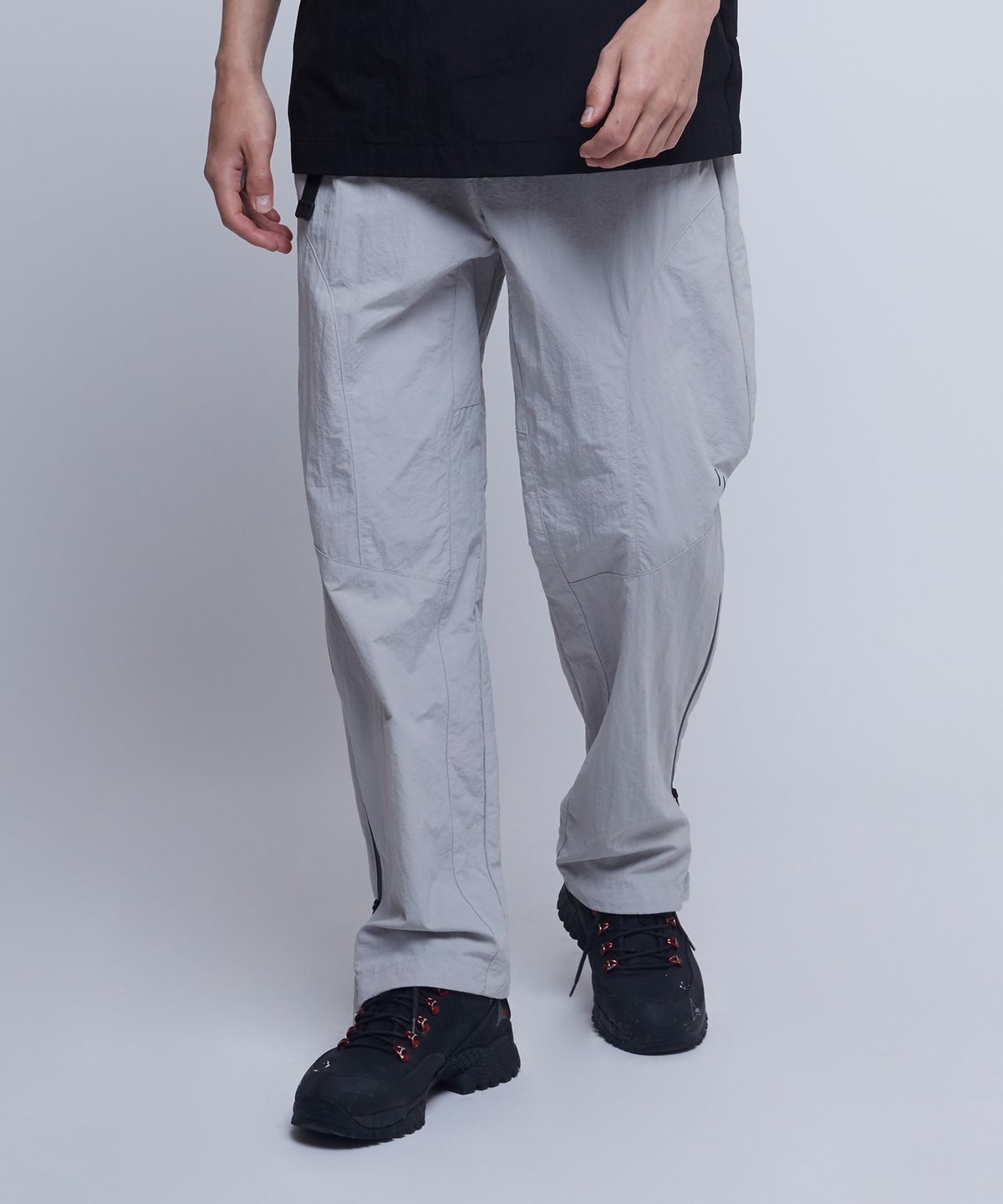 웰터 익스페리먼트(WELTER EXPERIMENT) WPL015_VENTILATION 610m PANTS_White Gray