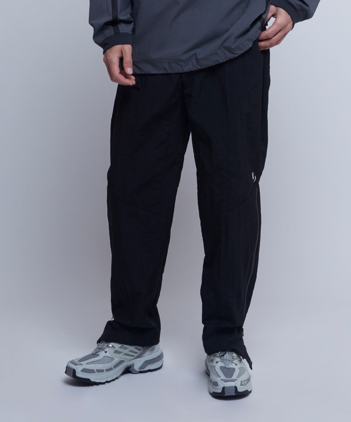 웰터 익스페리먼트(WELTER EXPERIMENT) WPL017_VENTILATION 610m PANTS_Black