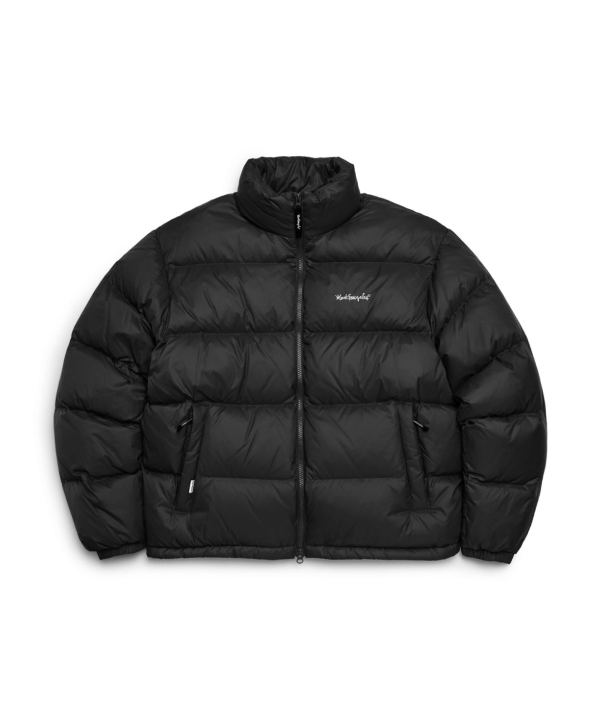 마크곤잘레스(MARK GONZALES) PERTEX 사인 로고 푸퍼 다운 자켓 - BLACK