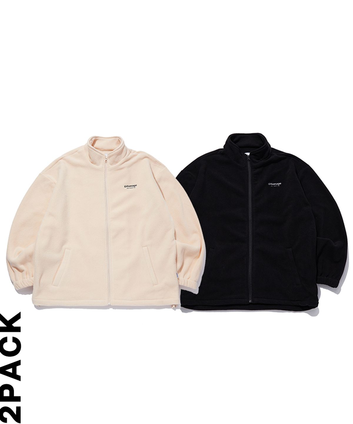 어반에이지(URBANAGE) [2PACK] 어반 어센틱 플리스 자켓 (2 Colors)