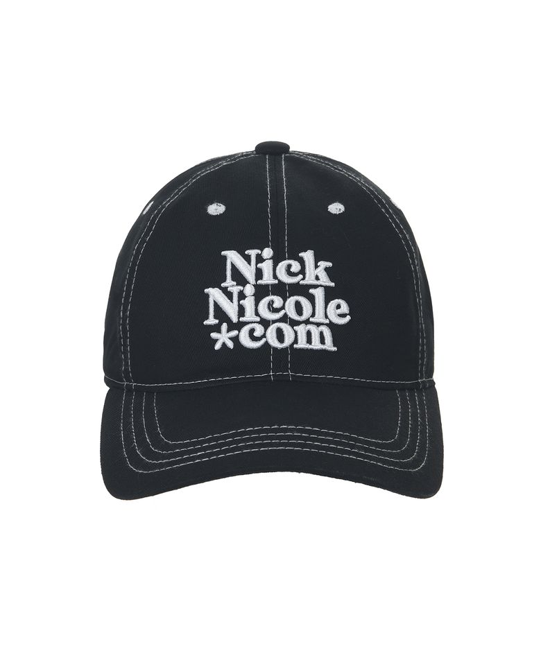 NN DOTCOM SIGNATURE BALL CAP_STITCH BLACK