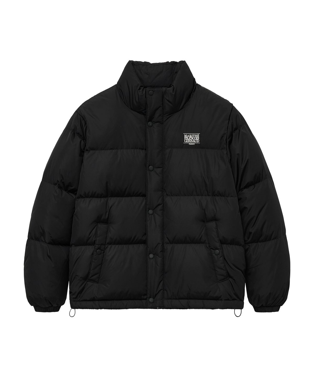 마리떼 프랑소와 저버(MARITHÉ + FRANҪOIS GIRBAUD) CLASSIC LOGO DUCK DOWN PUFFER black