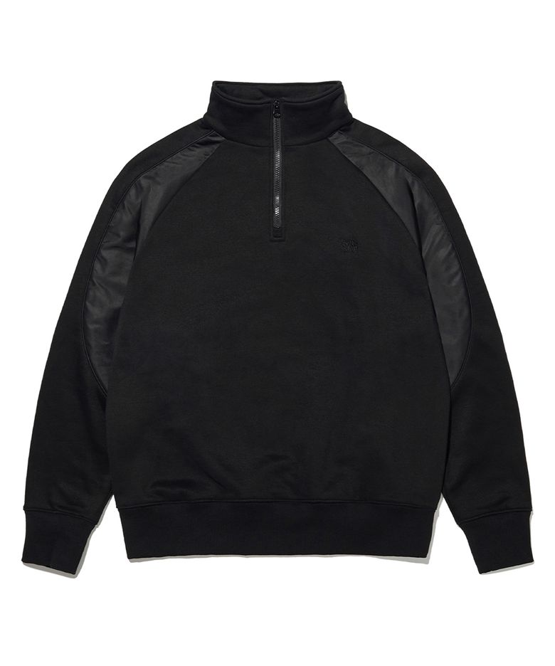 BREATH HALF ZIPUP - BLACK