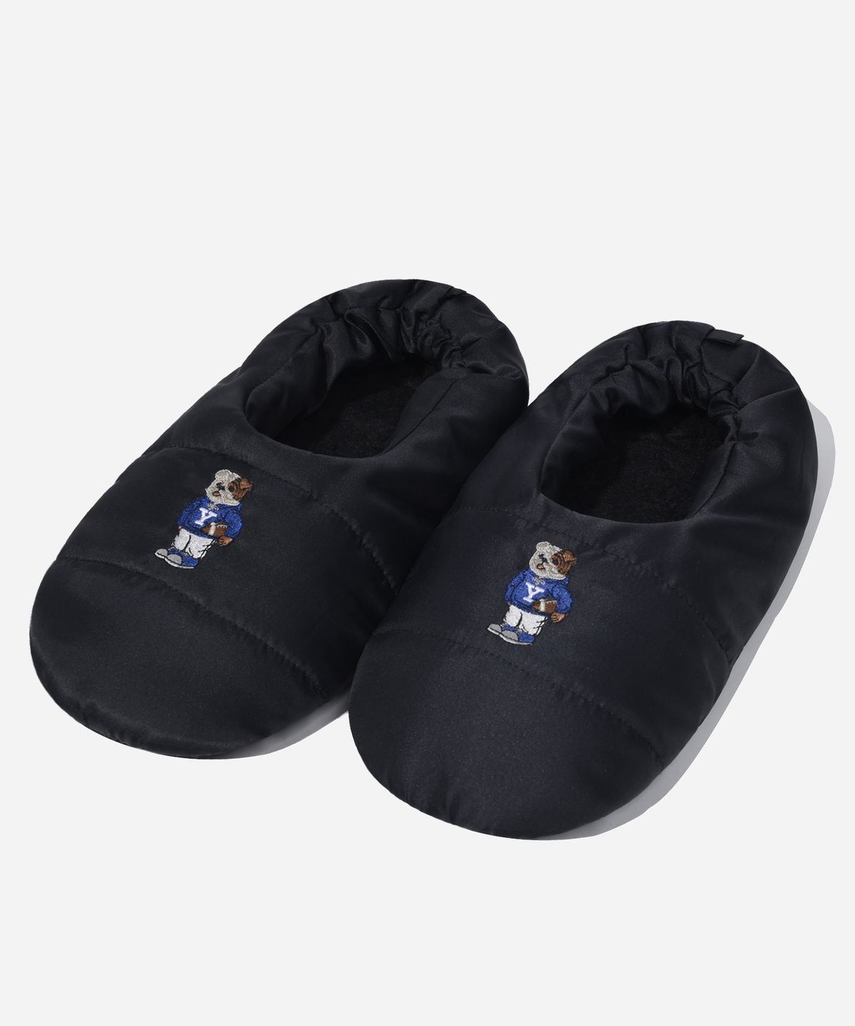 예일(YALE) 엠브로이더리 댄 패딩슈즈 블랙