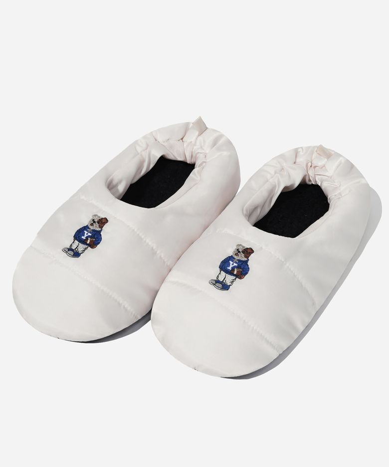 엠브로이더리 댄 패딩슈즈 아이보리