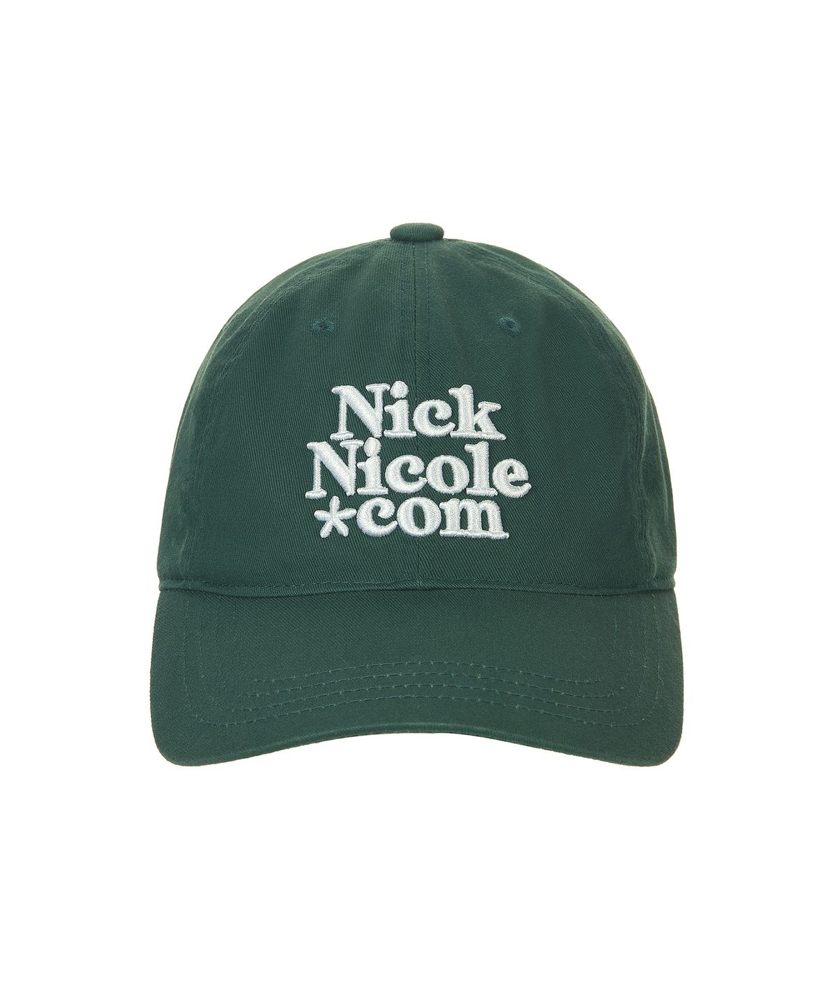 닉앤니콜(NICK&NICOLE) NN DOTCOM SIGNATURE BALL CAP_DEEP GREEN