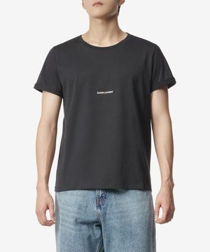 리브 고쉬 반소매 티셔츠 - 블랙 / 464572YB2DQ1000