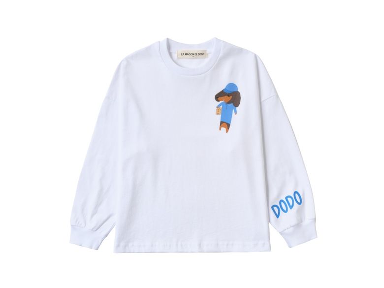 Oversized Toyhearted T-Shirt (White)_긴팔 티셔츠