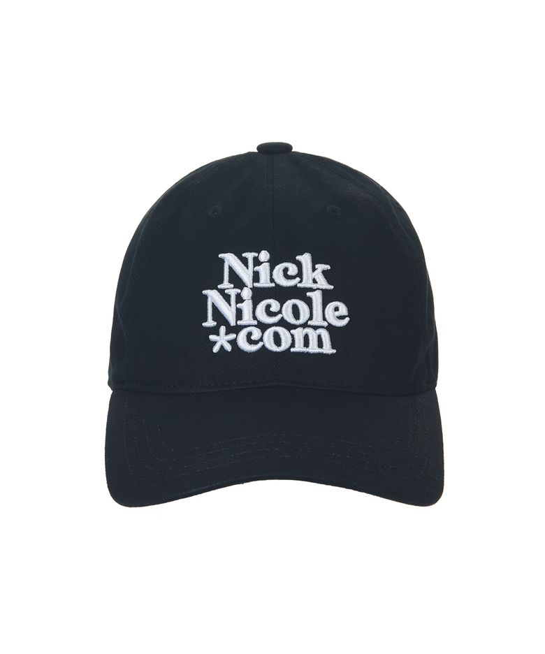 [문가영 착용] NN DOTCOM SIGNATURE BALL CAP_BLACK