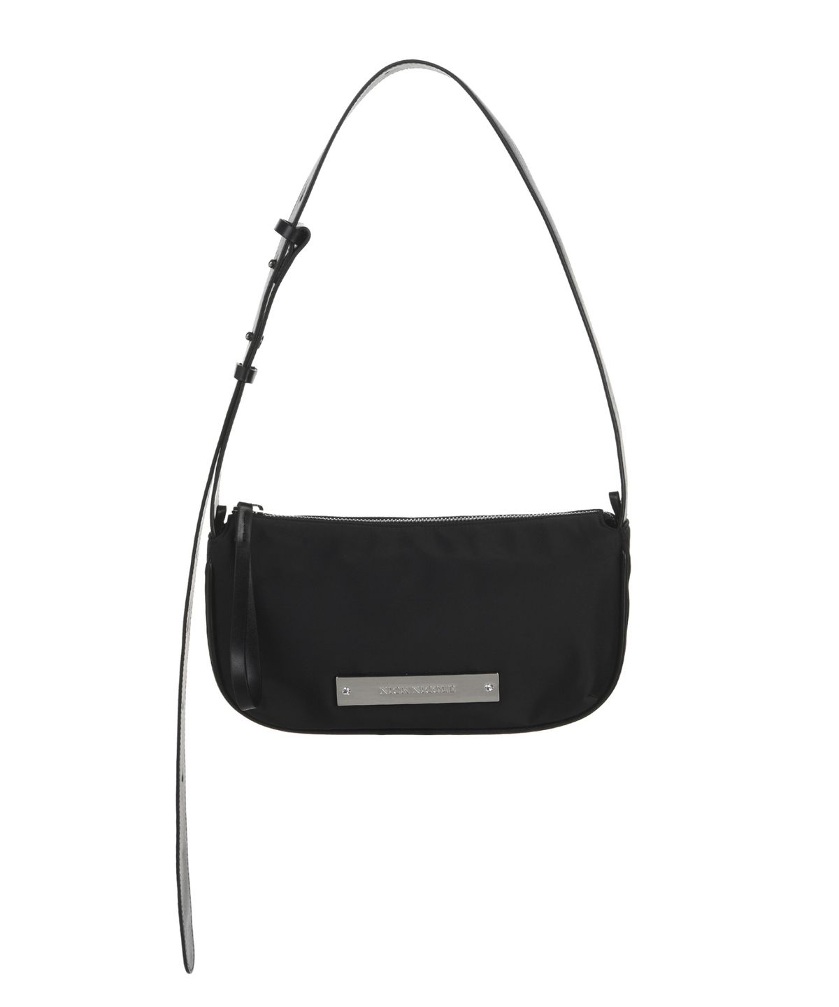 닉앤니콜(NICK&NICOLE) CRYSTAL POUND NYLON BAG_BLACK
