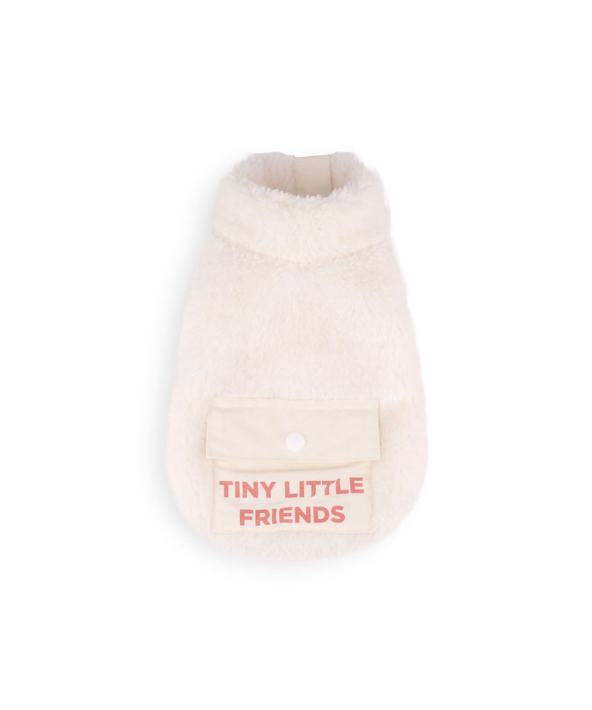 몽슈슈(MONCHOUCHOU) Hi! Bear Fur zip-up Jacket White