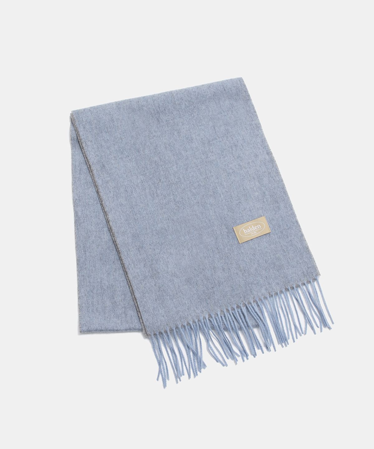 할렌(HALDEN) two tone wool muffler (M020_blue)