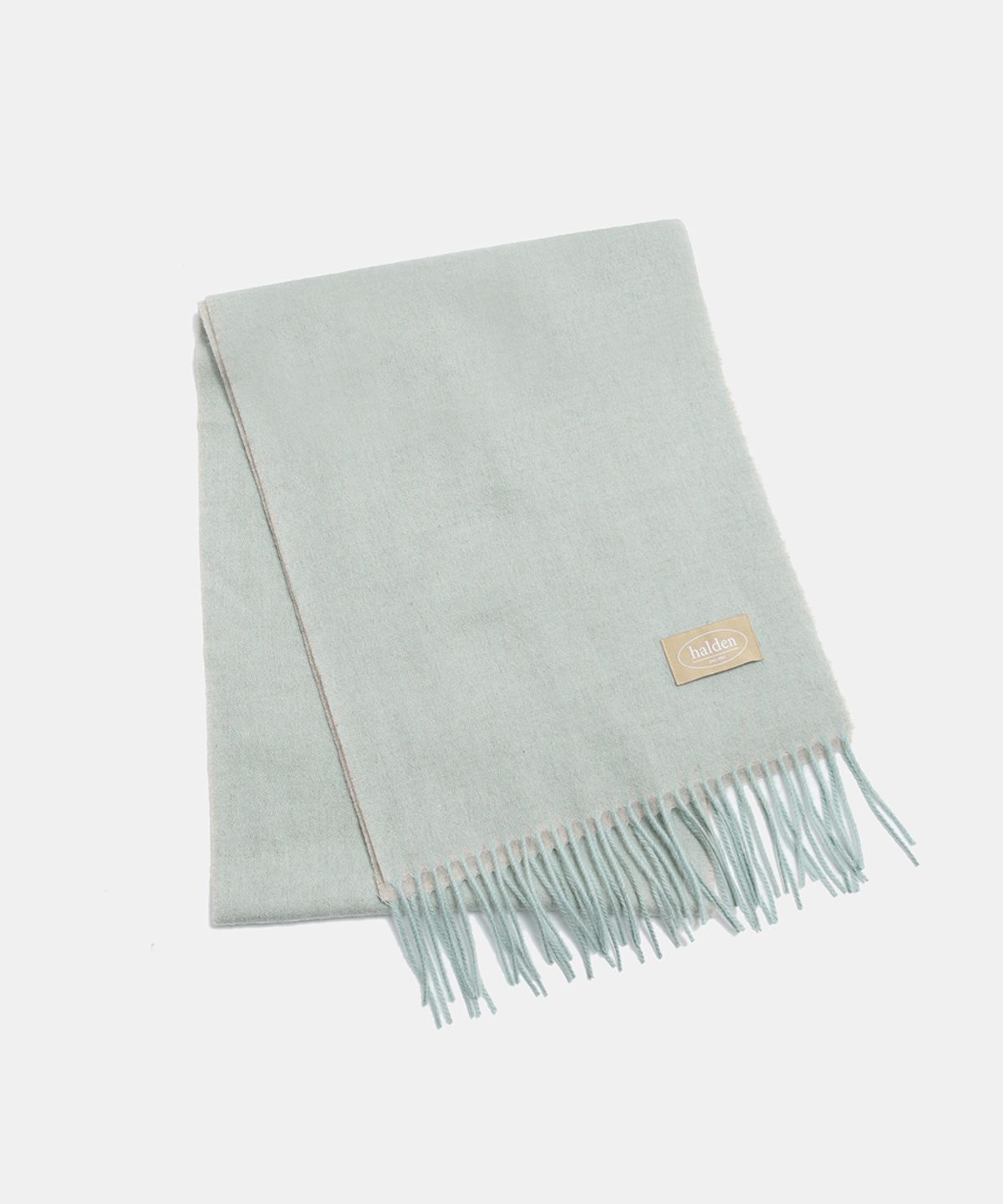 할렌(HALDEN) two tone wool muffler (M020_mint)