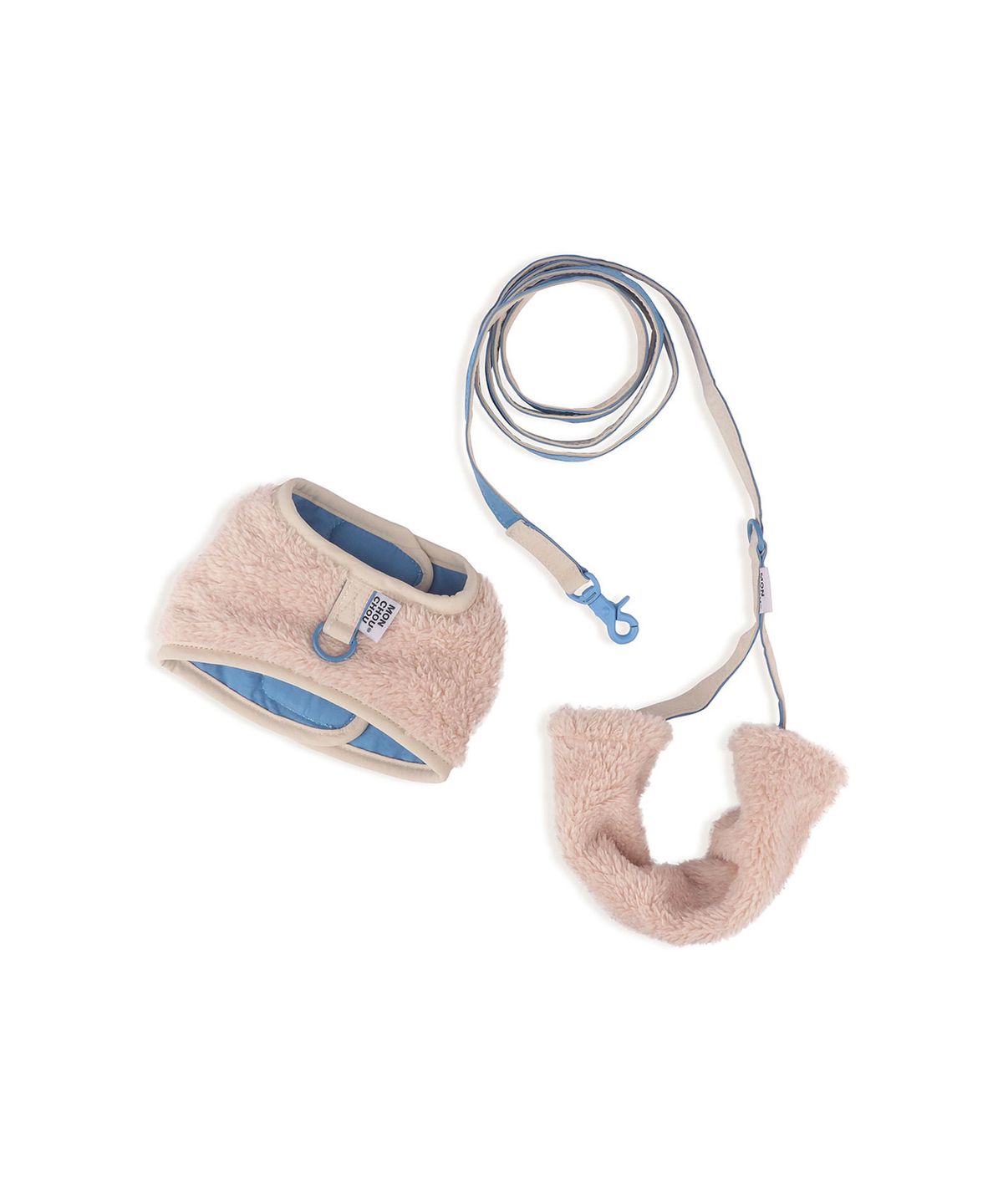 몽슈슈(MONCHOUCHOU) Hi! Bear Fur Harness Beige