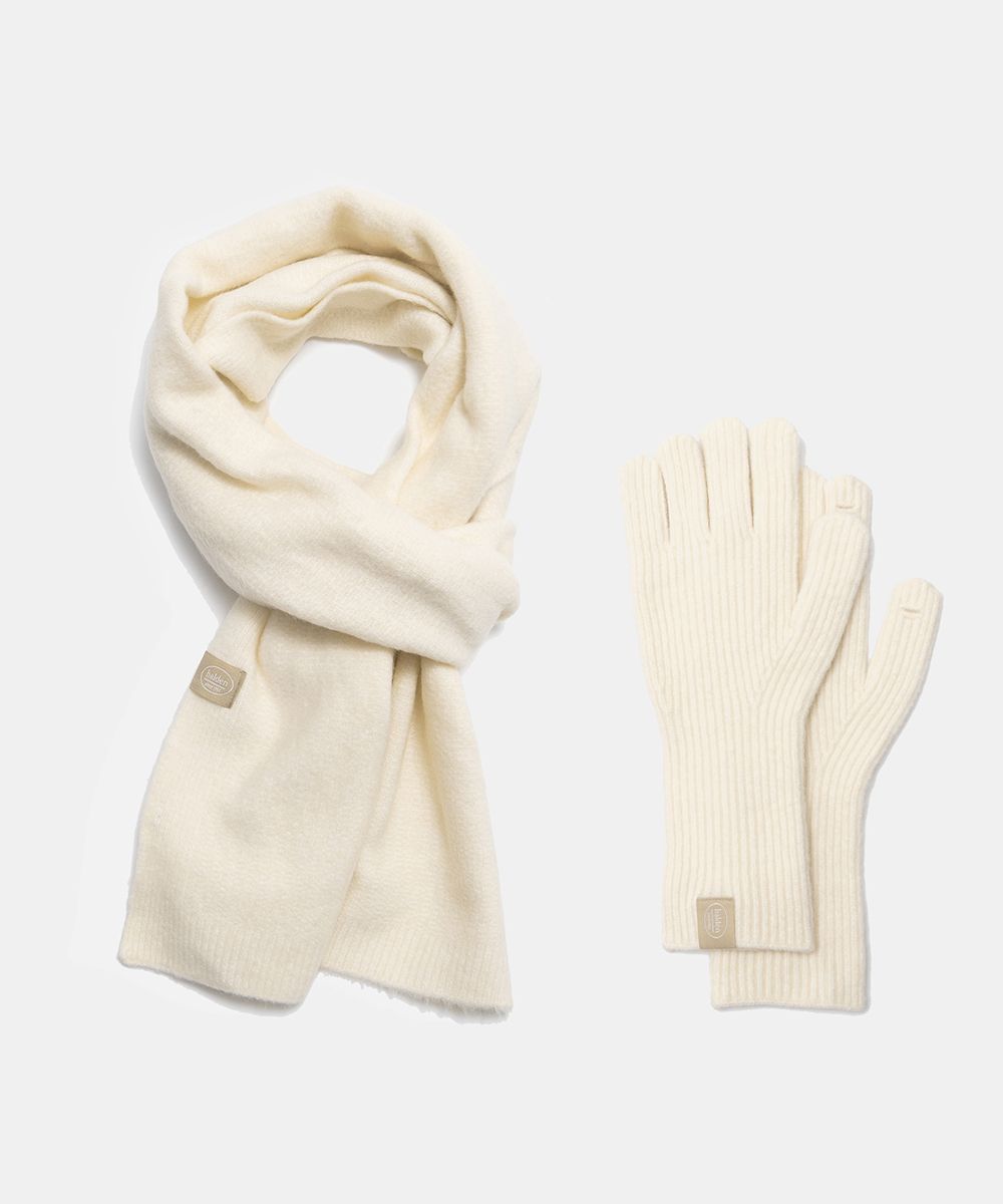 手袋 HALDEN premium muffler warmer set (M025_grey) halden-premium muffler warmer set (M025-grey)│삼성물산