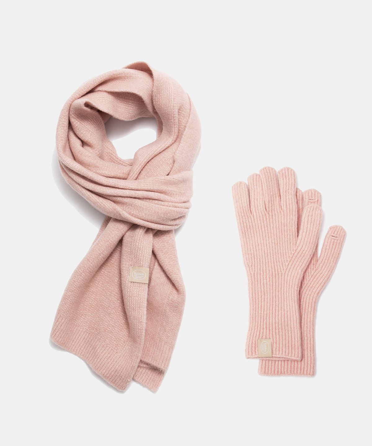 할렌(HALDEN) premium muffler gloves set (M024_pink)