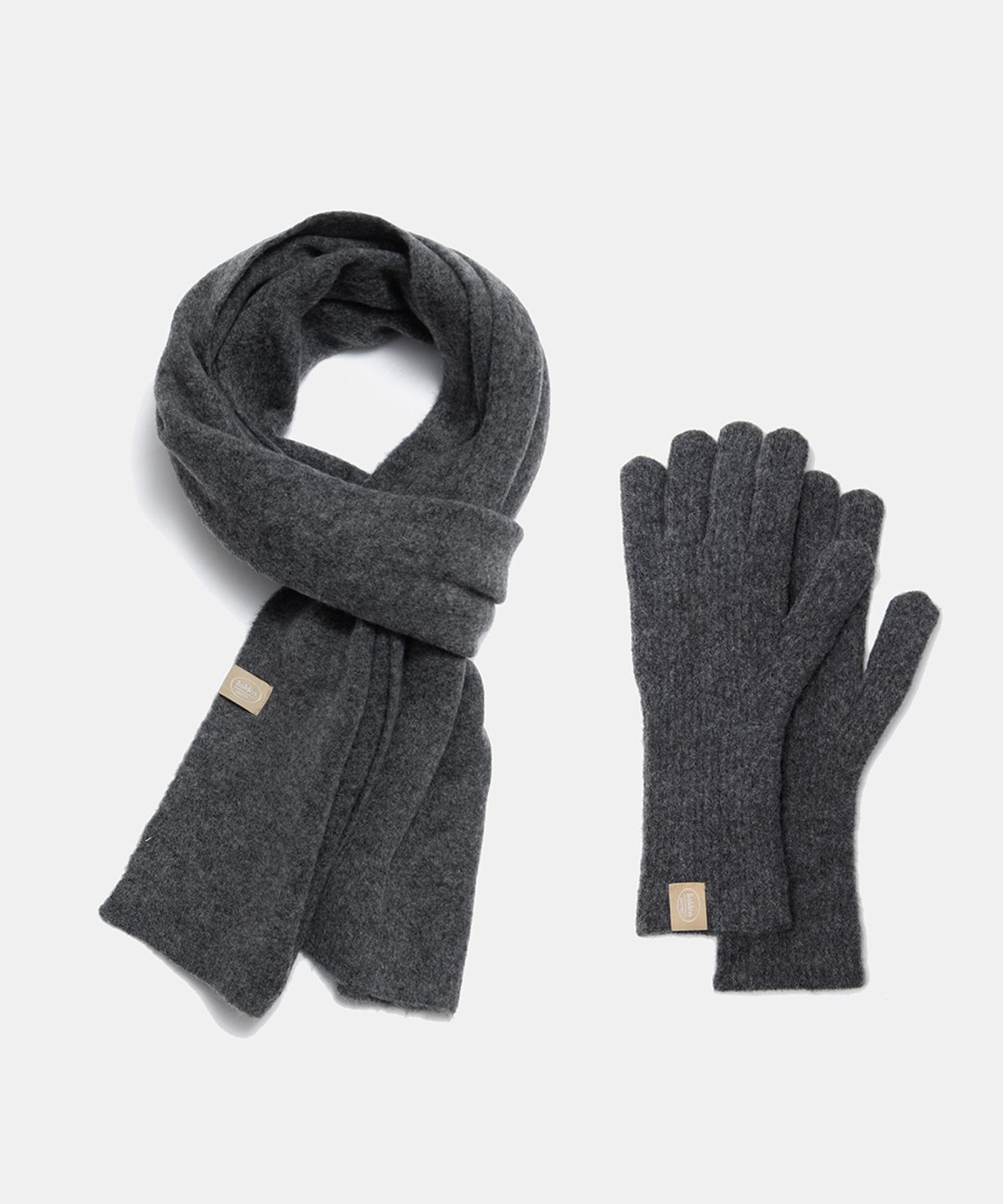 할렌(HALDEN) premium muffler gloves set (M024_charcoal)