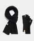 premium muffler gloves set (M024_black)