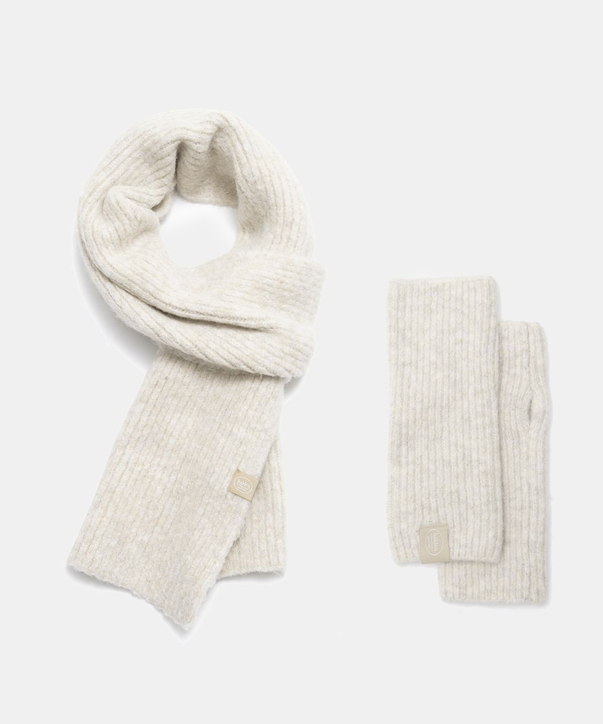 할렌(HALDEN) premium muffler warmer set (M025_ivory)