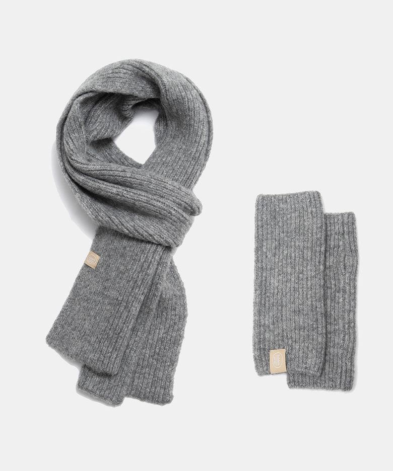 premium muffler warmer set (M025_grey)