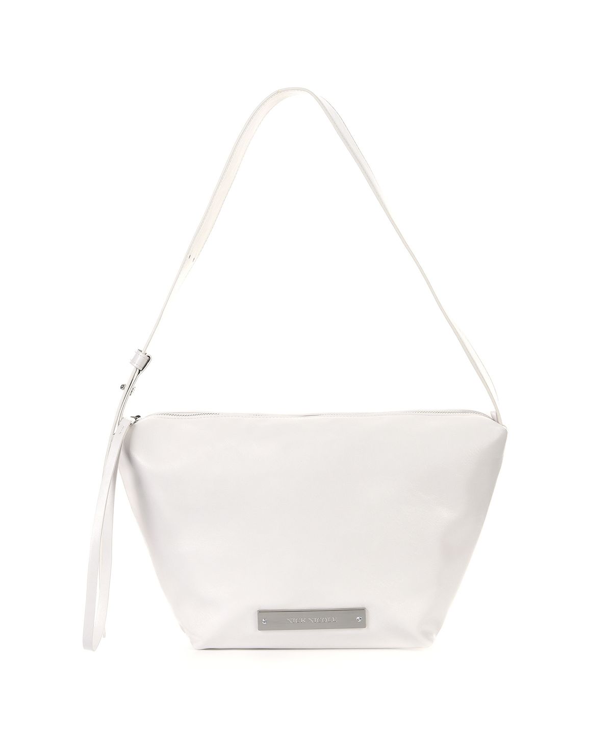 닉앤니콜(NICK&NICOLE) CRYSTAL LEATHER MULTI WAY BAG_CREAM