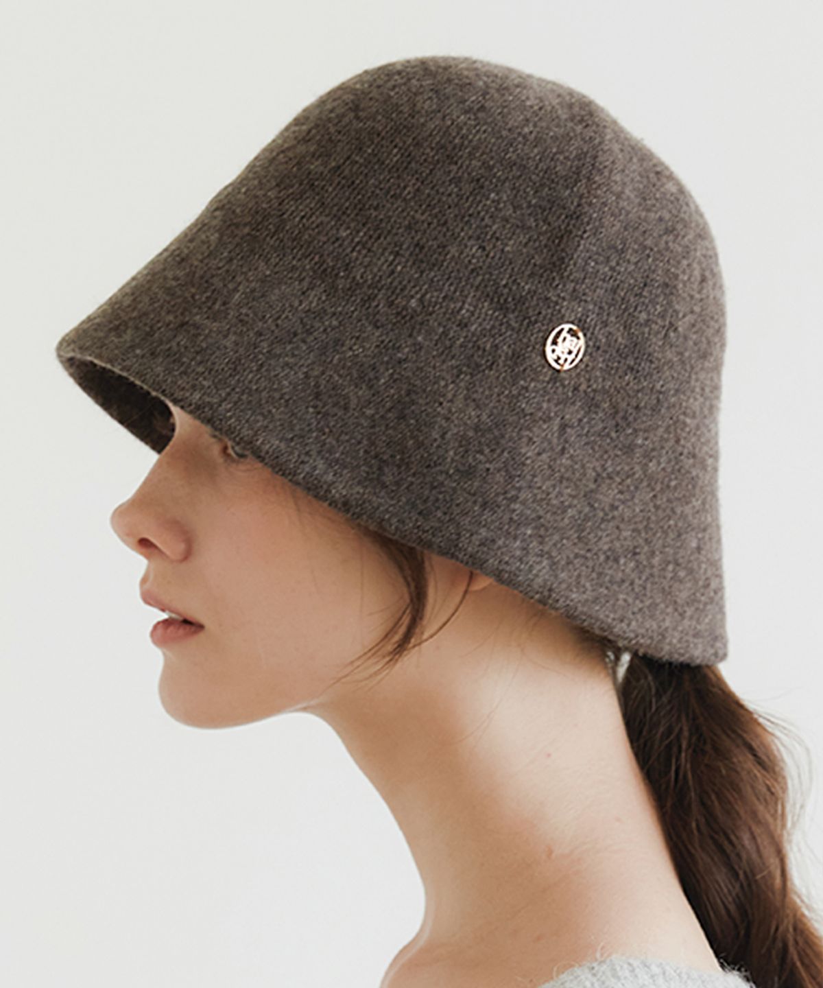할렌(HALDEN) wool knit bucket hat (C033_cocoa)