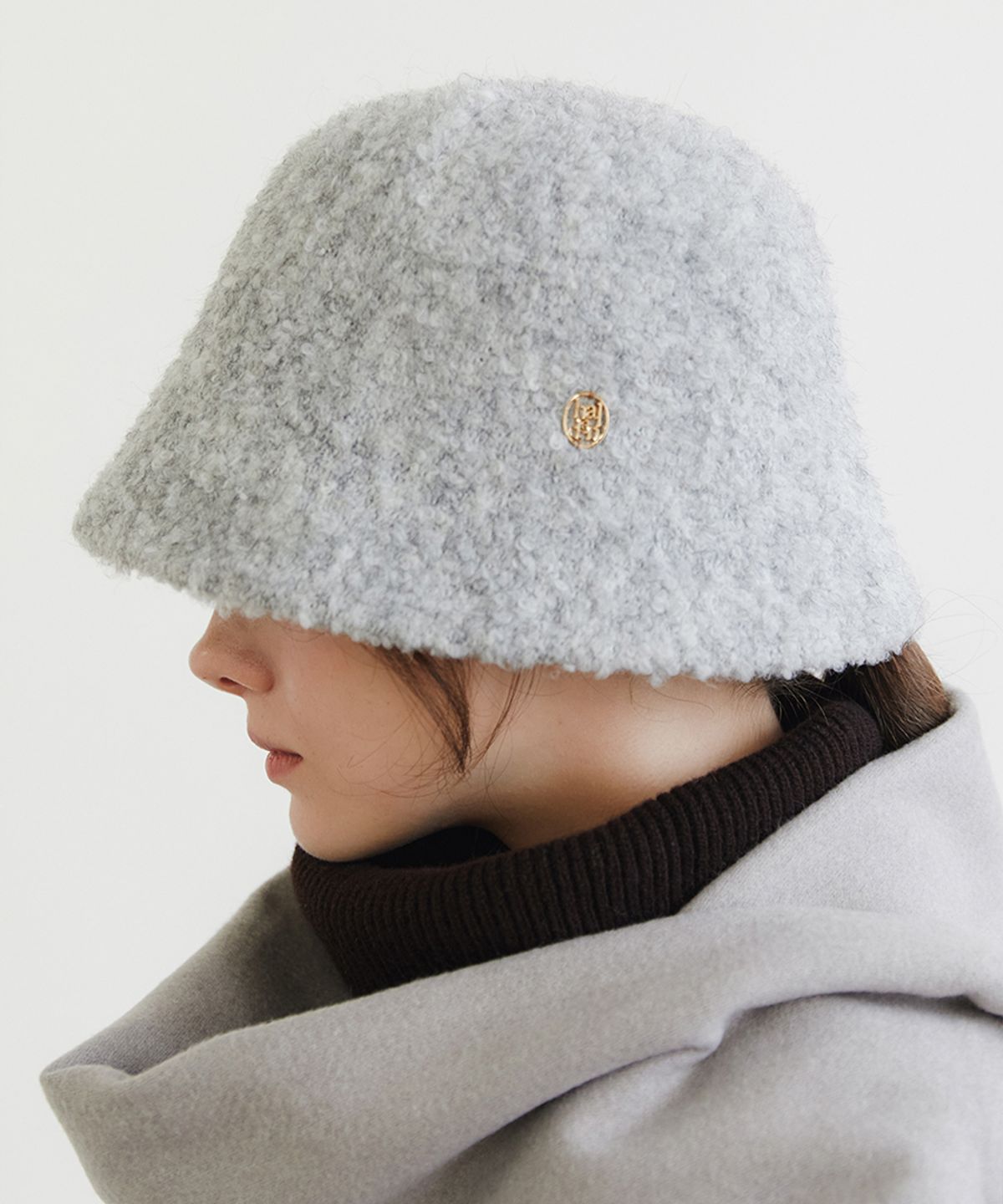 할렌(HALDEN) soft hairy bucket hat (C037_grey)