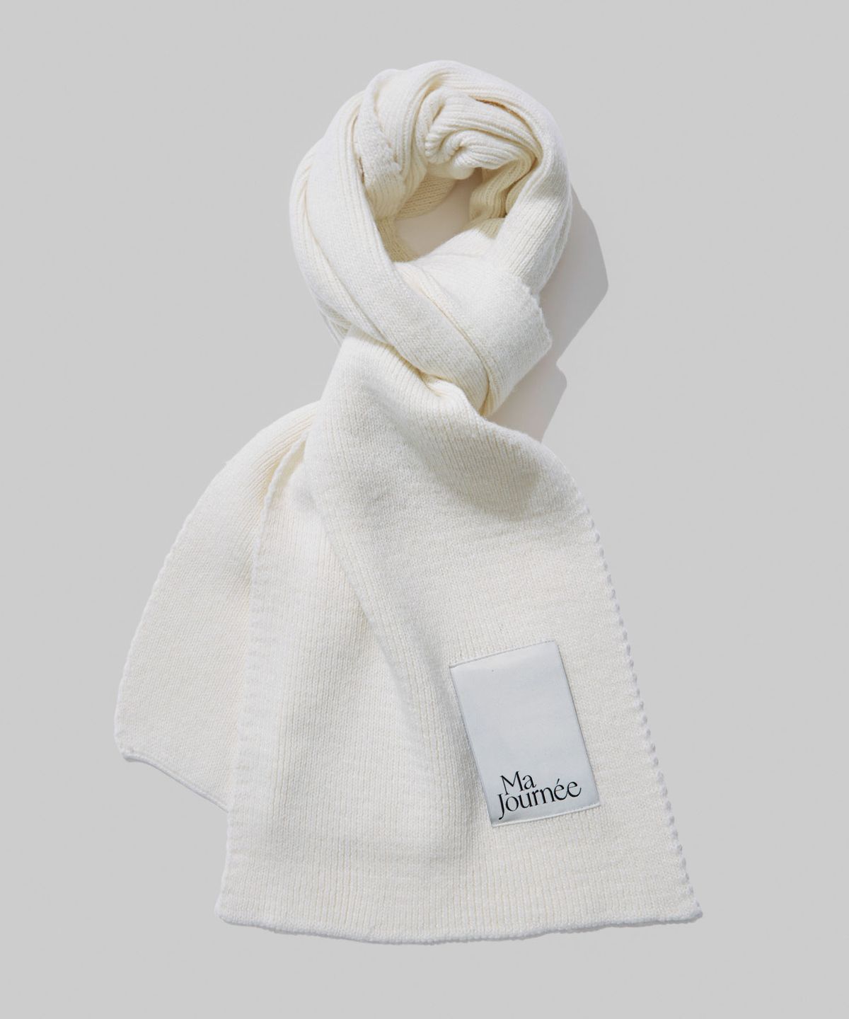 마조네(MA JOURNÉE) CASHMERE BLEND MUFFLER_IVORY