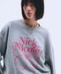 BUTTERFLY SIGNATURE SWEATSHIRT_GRAY PINK