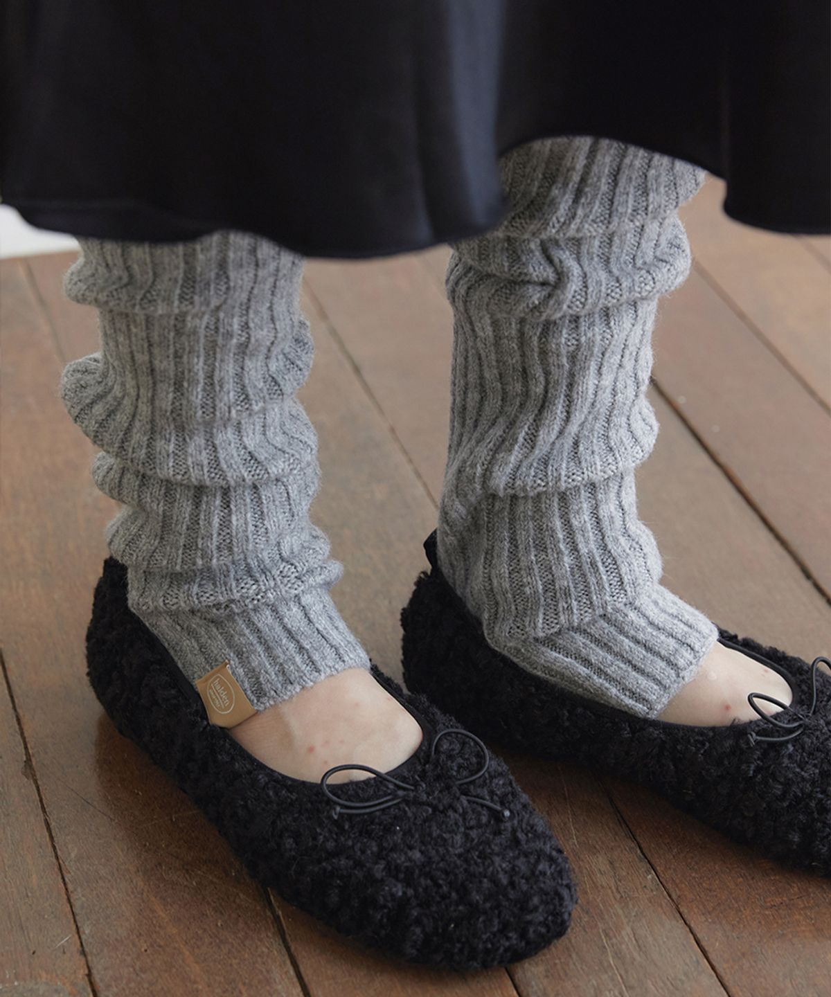 할렌(HALDEN) knit leg warmer (F001_grey)