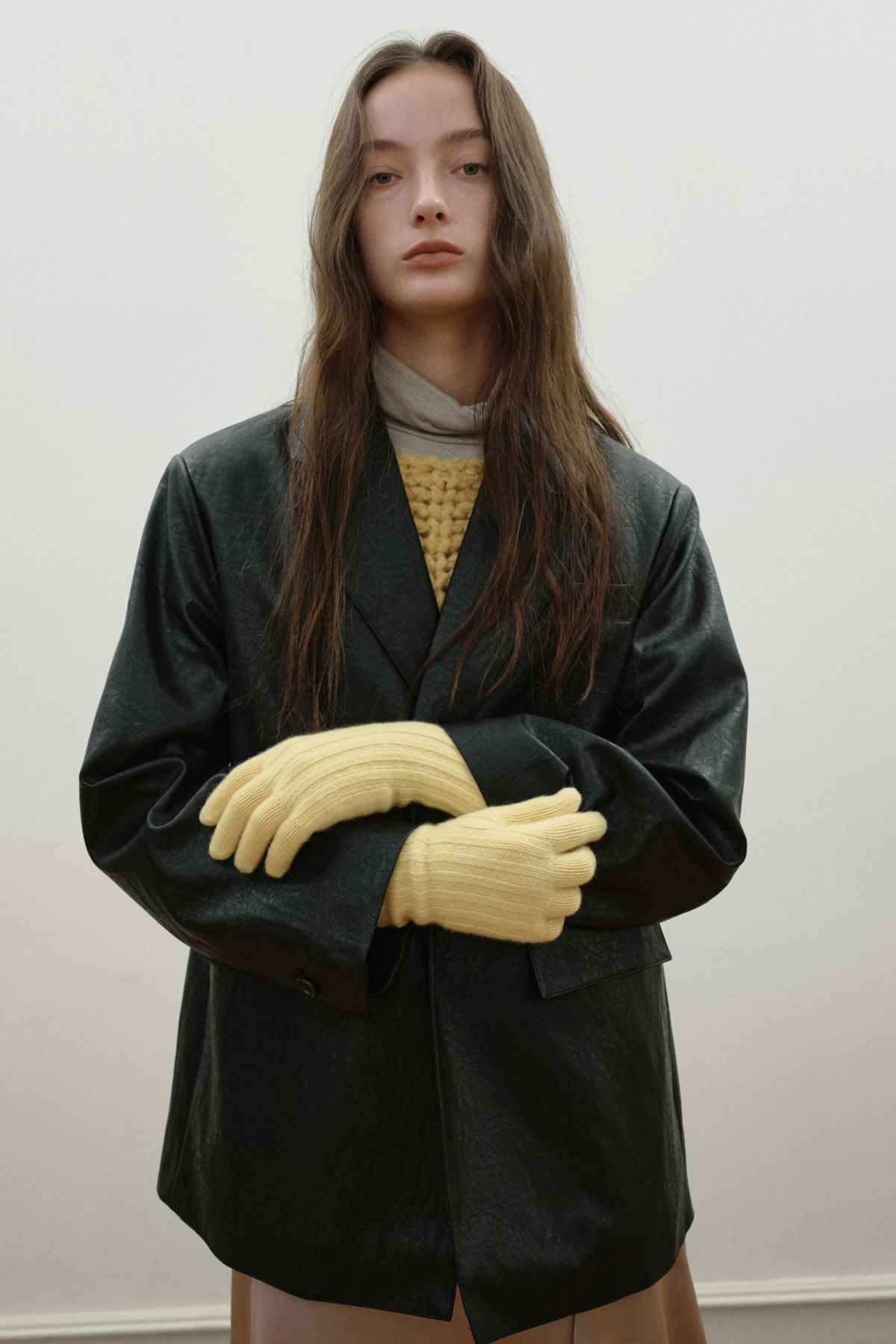 엠디지티(MDGT) Textured Touch Gloves_Lemon