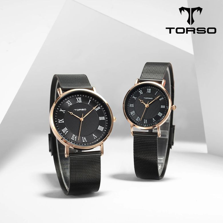 T107MS-RBBK 클라시코 쿼츠 커플 워치 남여 메탈 시계