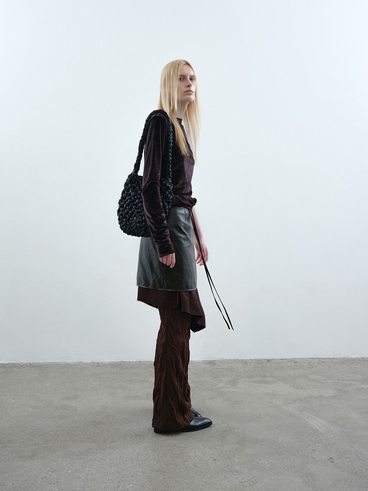 韓国商品/NOTHINGEVERYTHING VEGAN LEATHER SHOULDER BAG MUSINSA公式 | NOTHINGEVERYTHING VEGAN LEATHER SHOULDER BAG
