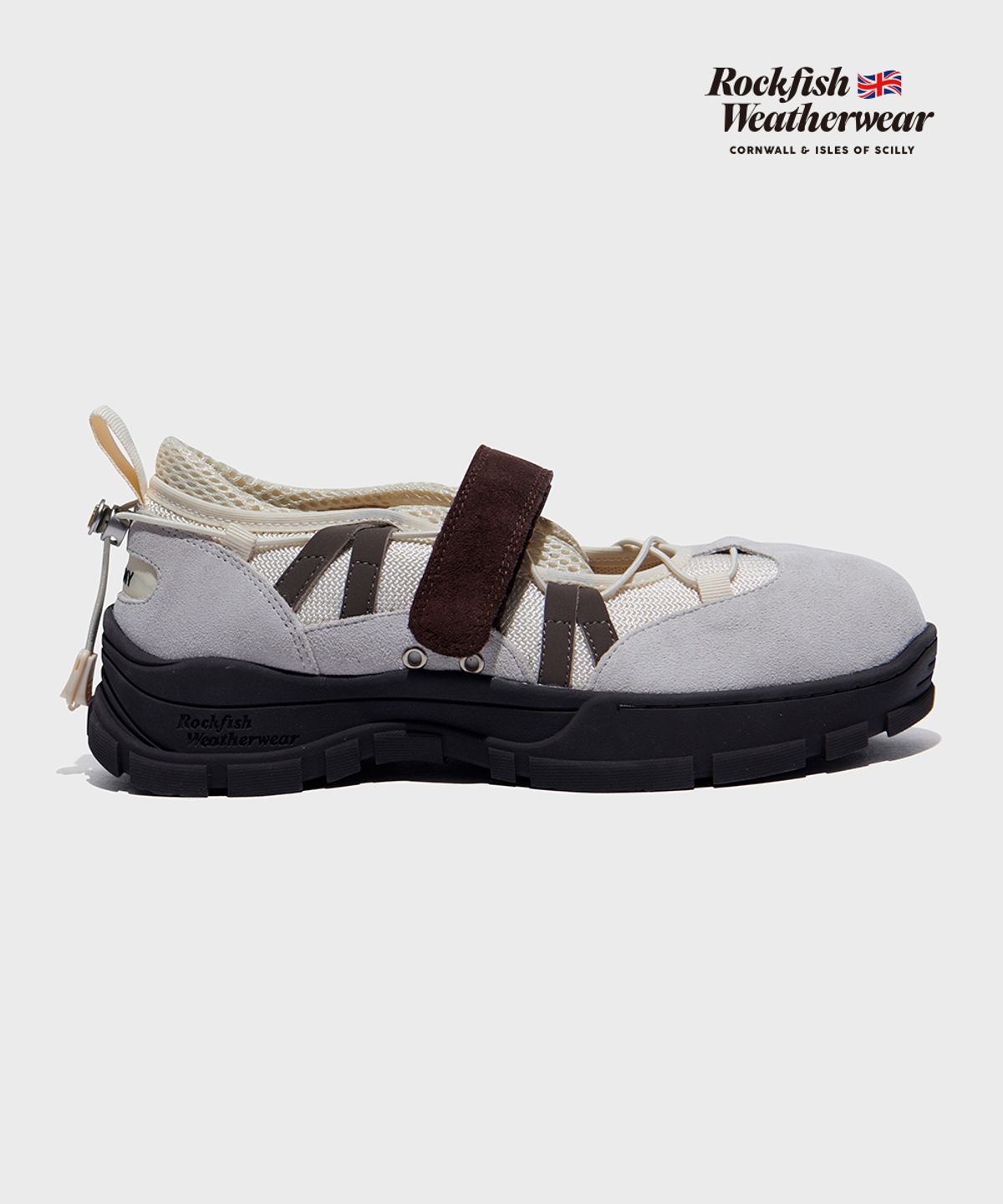 락피쉬웨더웨어(ROCKFISH WEATHERWEAR) [X GLOWNY] BRYN VELCRO SNEAKERS with LONY - IVORY